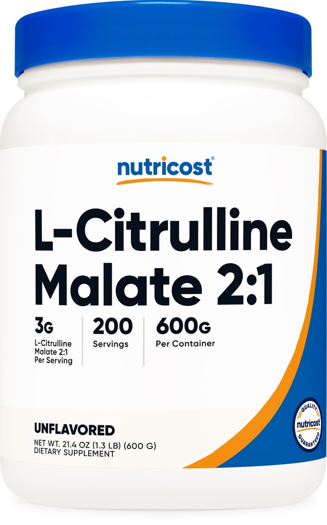 Nutricost L-Citrulline Malate(2:1)パウダー(600グラム)