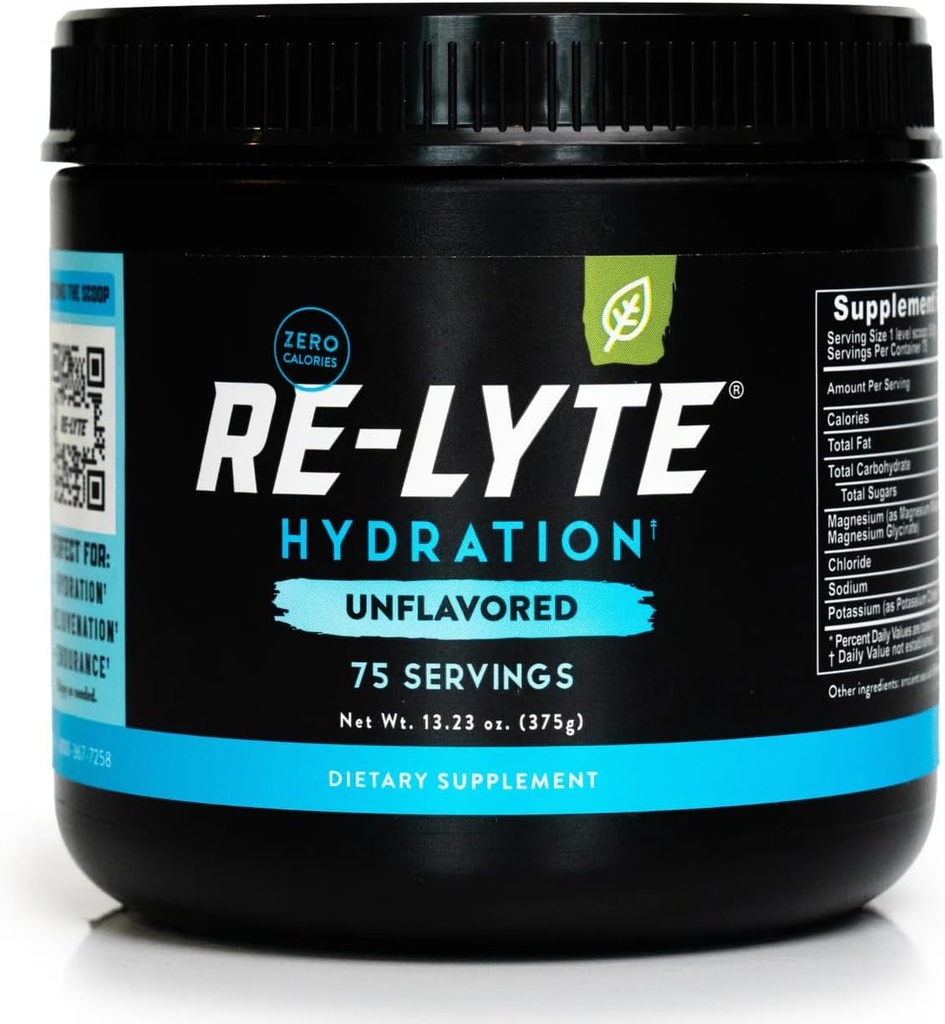 REDMOND Re-Lyte Hydration 電解質の粉の組合せ(Unflavored)