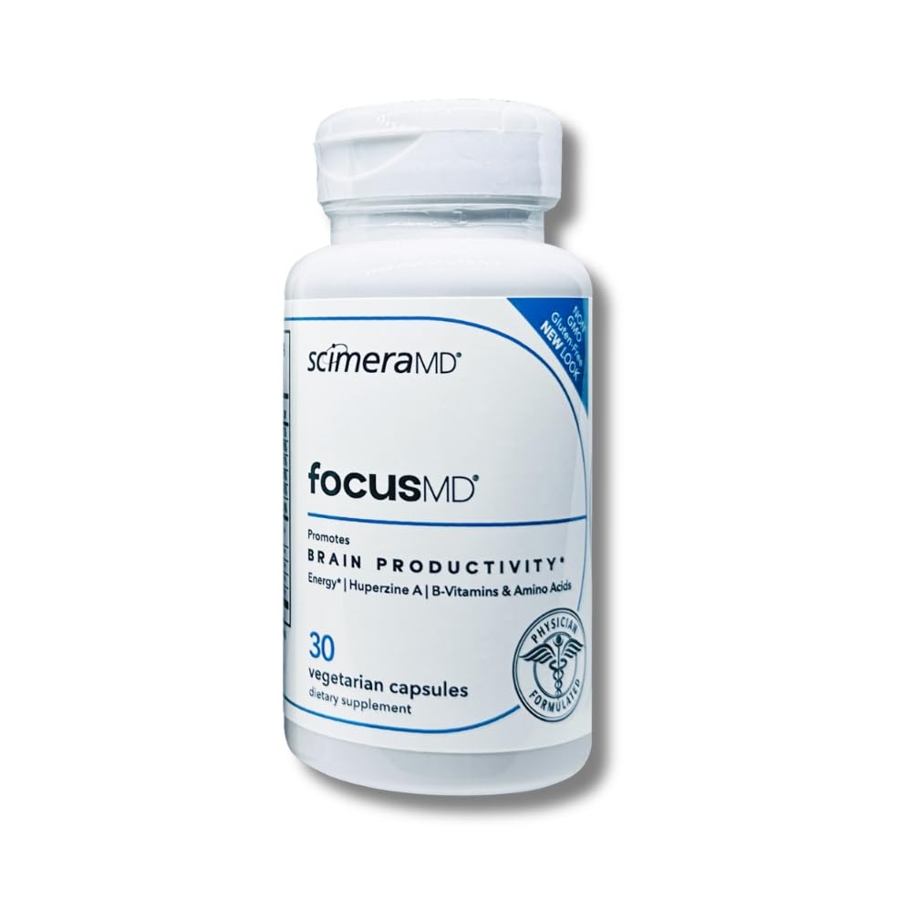 ScimeraMD®の焦点の有機性コーヒー・ベリー、記憶、焦点およびエネルギーのためのHuperzine A、30 CTの鎖の補足