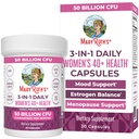 MaryRuth's 3-in-1 Daily Health 40+ Probiotics for Women | Hormonal & Menopause Support Supplement for Women | Gut Health Capsules | 50 Billion CFU | Allergen Free | 30 Ct