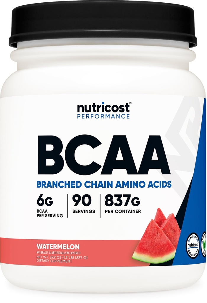 Nutricost BCAAパウダー(スイカ、90サーブ) - 最適2:1比