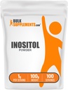 BulkSupplements.com Inositolパウダー - Inositolサプリメント、ビタミンB8サプリメント - Unflavored&グルテンフリー、100g(3.5オンス)(パック1)