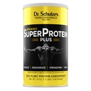 Dr. Schulze's | スーパープロテインプラス | 100% 植物タンパク質濃度 | 有機パウダーミックス | ビタミンB-12 & スピリナ | サプリメント | 強力な筋肉の構築 | ワークアウトの回復を強化 | 19 Oz.