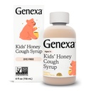Genexaの子供の有機性蜂蜜の咳のシロップ、染料は放します、0%の人工的な添加物、子供のための子供の咳の治療法2-11、自然な蜂蜜の味、グルテンフリー及び非GMO 4のflのozをかぶせます