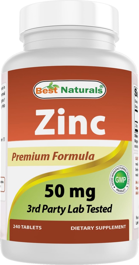 亜鉛グルコネート50mg 240のタブレットとして最もよいNaturals亜鉛補足-免疫サポート