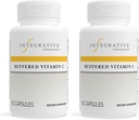 Integrative Therapeutics Buffered Vitamin C - 健康な皮膚とコネクティブチスのための抗酸化サポートサプリメント* - ビーガン&グルテンフリー - 60カプセル(2パック)