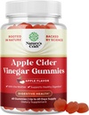 減量のためのApple Cider Vinegarのガミー - グット健康のためのクレンジング&デトックスグミー、ブロッティング&エネルギーサポート - ACV B12ビタミンB6およびより良い代謝のためのザクロ - 60カウント