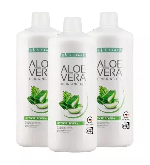 LR Lifetakt Aloe Vera Drinking Gel Intense Sivera Health Care Women men Drink 毎日ナチュラルトリートメントセット 3-1000 ml./33.3 fl.oz