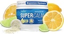 NelloのSupercalmは飲み物の組合せ、レモン ライム、Lのテアニン、Ksm-66 Ashwagandha、マグネシウムのGlycinate、ビタミンD 3の弛緩及び焦点のための補足、自然な、砂糖、非GMO、30のSrvgsを粉にします