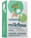 乳液増加のためのUpSpringミルクフロー乳液サプリメント, Fenugreek&Blessed Thistleと Breastfeedingサプリメント, Non-GMO, 乳液サポート 60 ビーガンカプセル