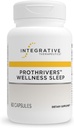 Integrative Therapeutics ProThrivers Wellness Sleep - 大人の睡眠サポートサプリメント* - Melatoninとマグネシウムのサポート - ビーガン、グルテンフリー&乳製品 - 60カプセル(60のサービング)