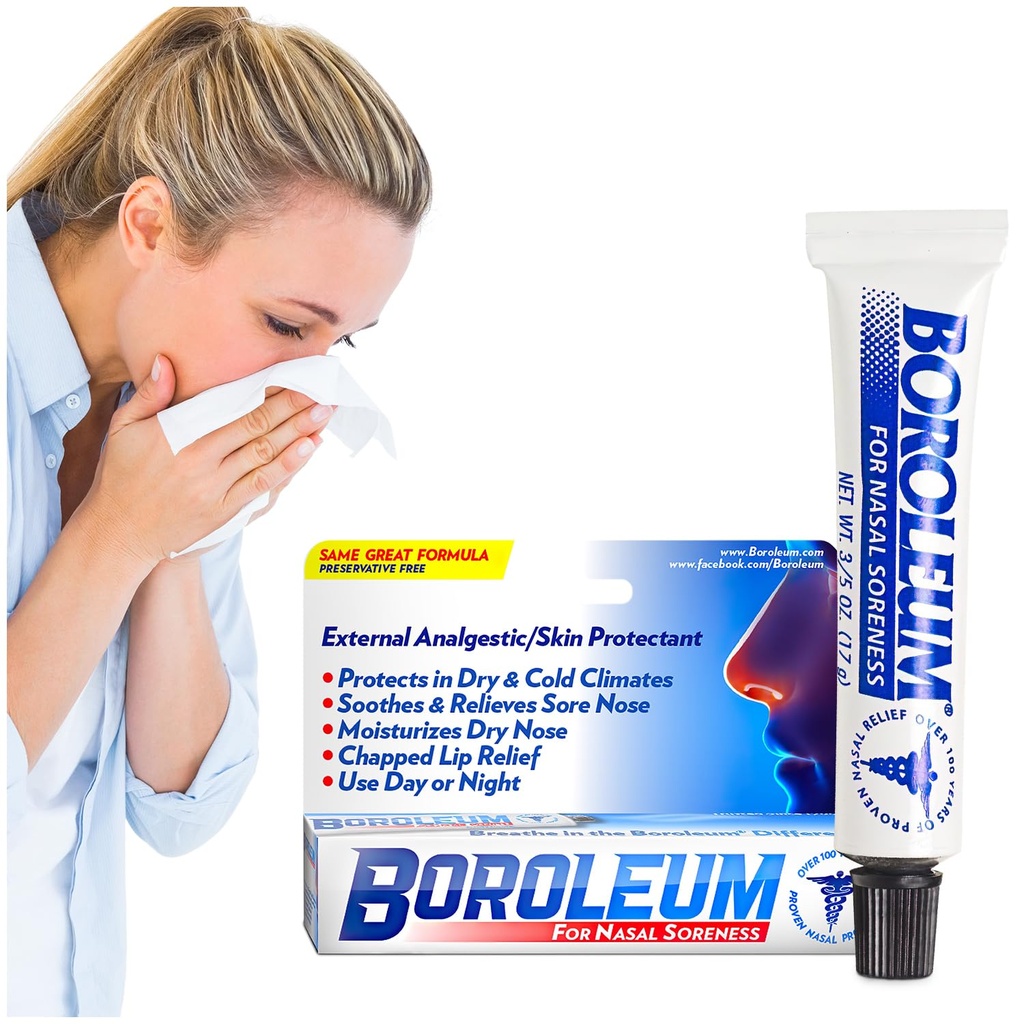 Nasal Soreness、17グラム、3/5オンスチューブ用ボロラム