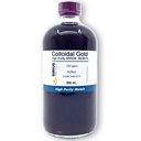 真のコロイド ゴールド (100 ppm) - 99.99 + % 純度 - 500 mL (16.9 Fl Oz) クリア ガラス ボトル