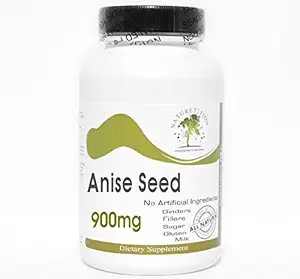 アニズ種子900mg〜180カプセル - 添加物なし〜Naturetitionサプリメント