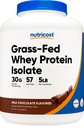 Nutricostの草供給された乳蛋白質の隔離剤(チョコレート)5LBS - 非GMOのグルテンフリー、自然な味