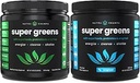 NutraChampsスーパーグリーンベリー&スーパーグリーントロピカルバンドル - 2ヶ月の供給
