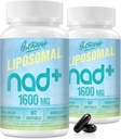 1600のMGのLiposomal NAD+の補足、NAD+のブーストの補足、Superiorの吸収、老化の防衛、長寿、エネルギー、修理、非GMO、120のSoftgelsのためのビタミンB3