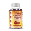 Vitamatic砂糖の自由なビタミンD3 5000 IU - 120のグミ - 偉大な味-健康なボンズ、気分及び免疫システム機能-非GMO - 120のサービング(5000 IU)