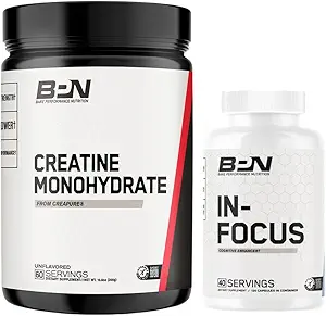 BARE PERFORMANCE NUTRITION BPN クレアチン モノハイドレート&インフォックス ブレイン サポート バンドル
