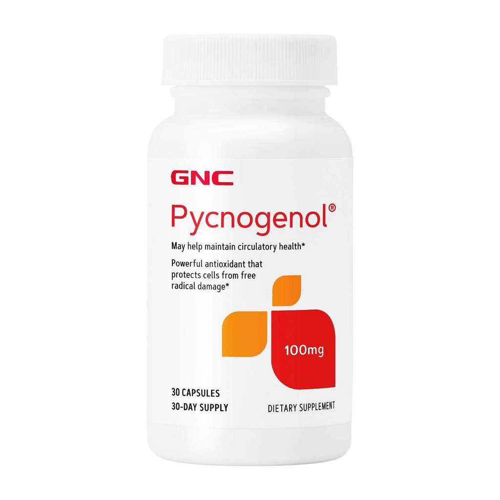 GNC Pycnogenol 100mgの補足、サポート 循環の健康、30のサービング