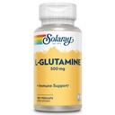 SOLARAY Lグルタミンカプセル500mg - 免疫サポートサプリメント - 無料のアミノ酸 - ラボ検証、60日間返金保証 - 100サービング、100ベジキャップ