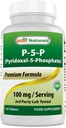 最高のナチュラルP5PビタミンB6(ピリドキサール5リン酸塩)100mg /サービング - 120錠 - ビタミンB6の活性形態。