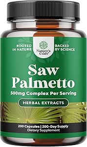 余分強さはPalmettoのエキスを-植物のステロール及びフラボノイドとの毛の健康そして尿サポートのための高度の草のコンプレックス-のサービングごとの500mgの有効な草の補足- 200のカプセル見ます