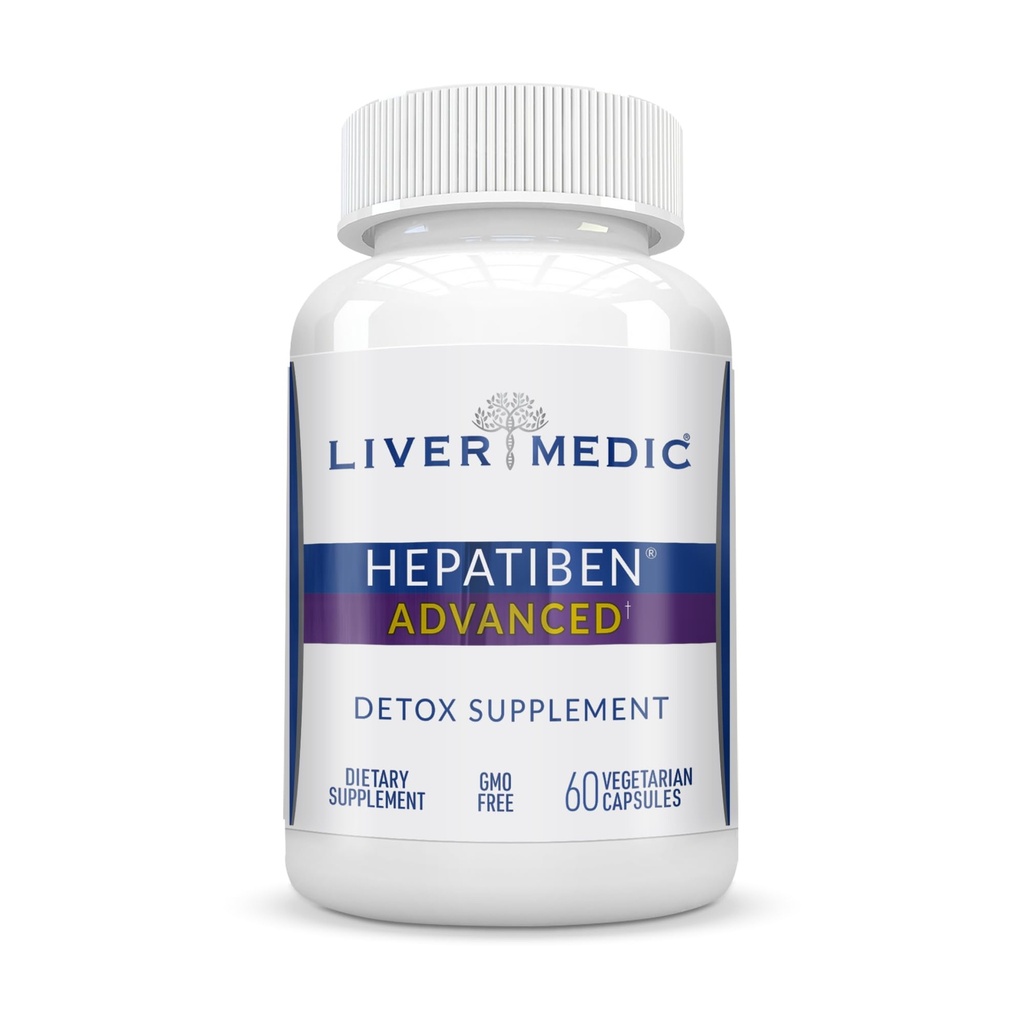 Hepatibenの肝臓のDetoxの洗剤、非GMO、w/Digestive修理。 自然な肝臓の補足w/Milkのこのtle、Silybin、NAC、コリン、Turmeric、Berberine、L-Glutathione 60CT