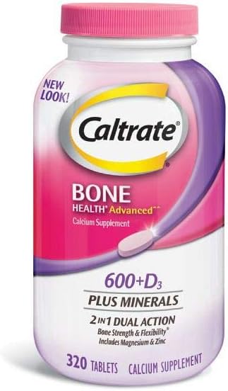 ミネラル、320の計算と600mg + D3をcaltrate