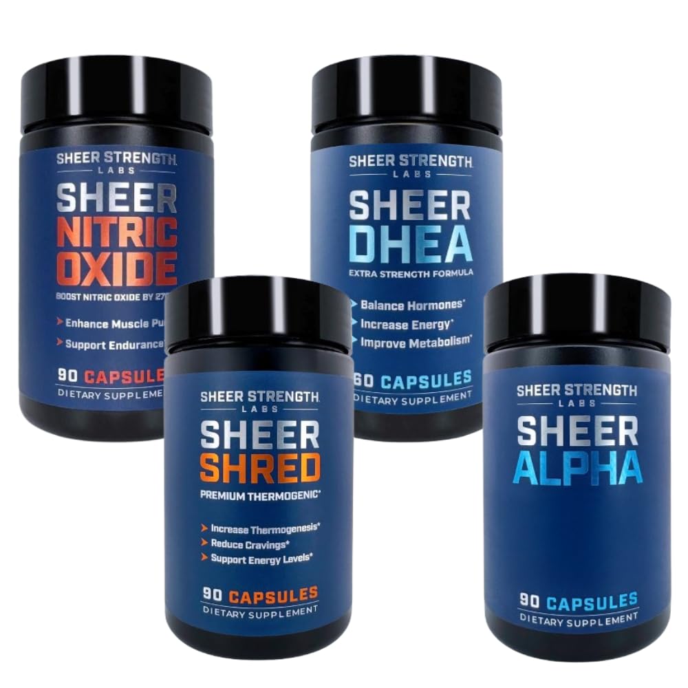 シェア究極のスタック - 男性DHEA 100mg&ニトリオキサイドサプリメント&シェアシュレッド&シェアアルファのためのDHEAサプリメント