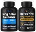 NutraChamps 完全な呼吸器 & メタボリック サポート: Lung Cleanse & Berberine Duo