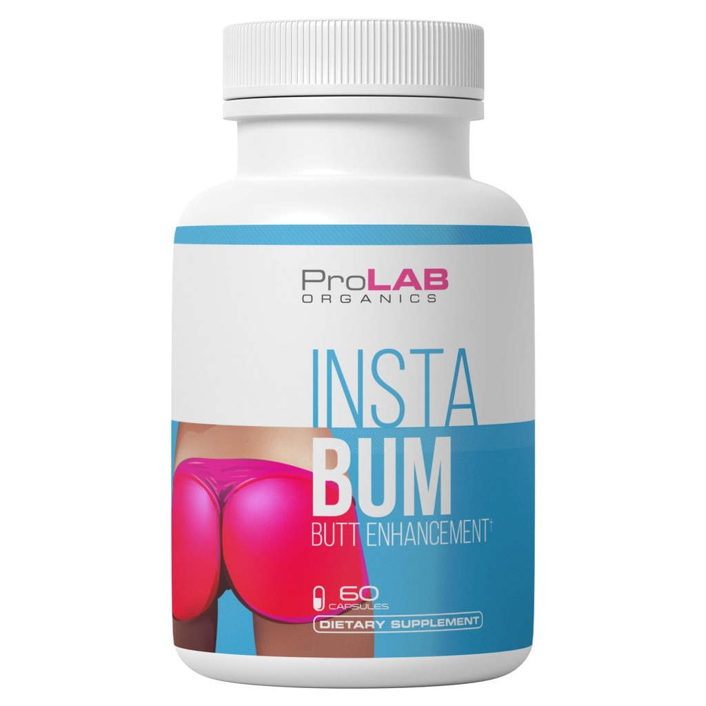 InstaBum Bumの強化の丸薬 – リフト, 形状, そして、Glutesを満たします – Bigger ButtとHIPSの高速成長 – ガミーなし. 1-2週間の可視結果