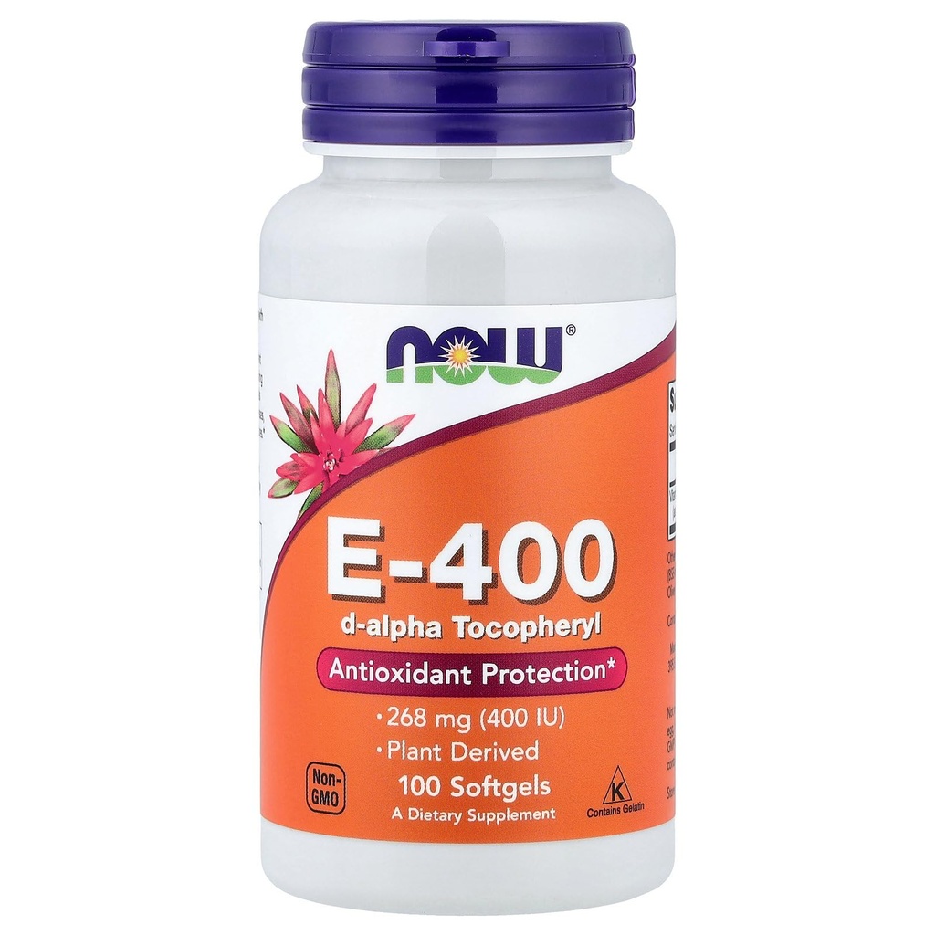 今食品 - ビタミンE Dアルファトコフェリルアセテート400 IU - 100 Softgels