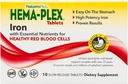 NaturesPlus Hema-Plex アイロン - 10 スロー リリース タブレット - 85 mg ケレート アイロン - 総血の健康 - ビタミン C と Bioflavonoids - ビーガン, グルテンフリー - 10 サービング