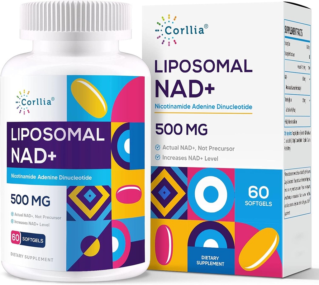 TMG 250mgのSoftgels、ニコチンアミドの肋骨の代わりの、実際のNAD+の500mg サプリメント, 60 サービング