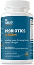 Dr. Tobias Probiotics 30 Billion, 10 Strains, 30 Billion CFU's, 女性&男性のためのターゲティングリリースプロバイオティックス, ダイジェストヘルスをサポート, シェルフテーブル, 非GMO, 60カプセル, 60 サービング