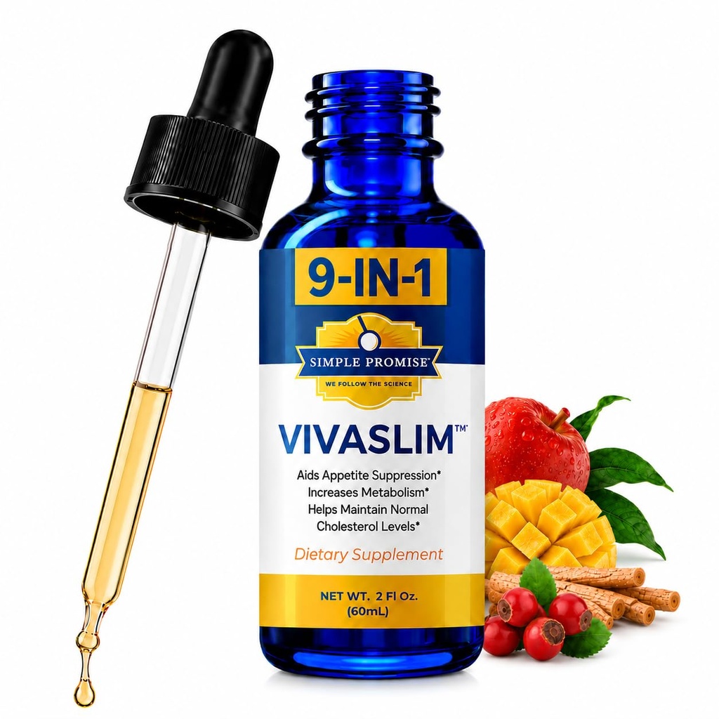シンプルな約束VivaSlim - Maca Root、Rhodiola rosea&アフリカマンゴーと液体サプリメント - Metabolism、食欲制御と重量管理をサポート - 2 fl oz