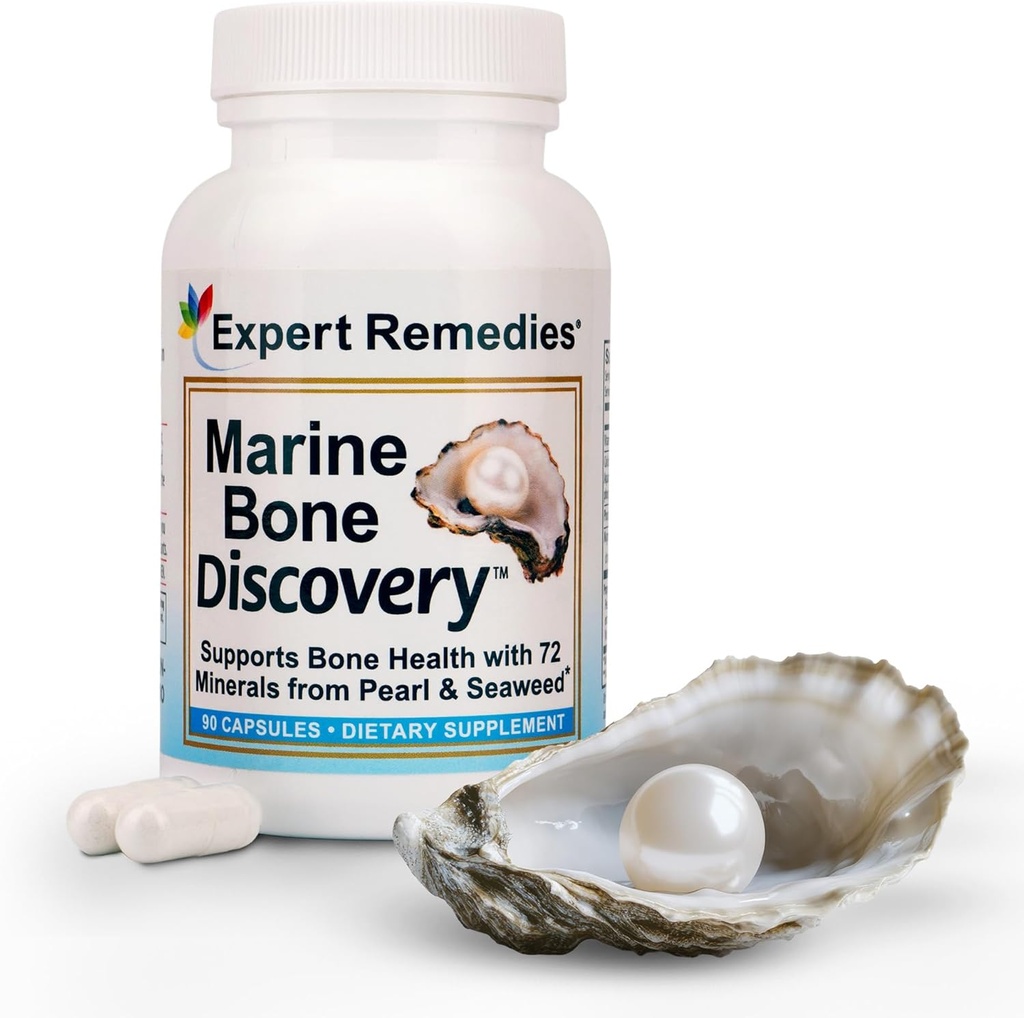 海洋のカルシウム骨密度の補足、3.5X吸収性の真珠のカルシウム及びアイスランドの海洋の藻、マグネシウム、ビタミンD3 K2及び多く、有機性、Holisticのオルタナティブ、Astronautは- 30日の供給を支持しました