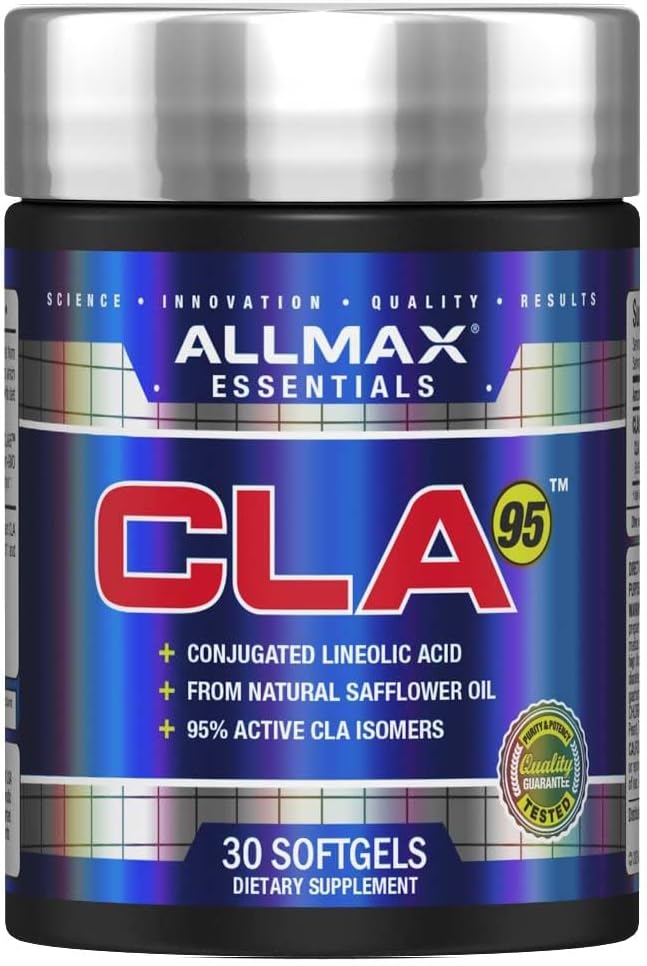 オールマックス栄養 - CLA(95%コンジュレーションリノール酸) - 30Softgels ...
