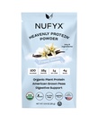 NUFYX® • 天国のプロテイン® パウダー • 世界で最も良い 100% オーガニック アメリカ 成長したエンドウ豆 • グルテンフリー • 低炭水化物 (クレミー ・ バニラ, パケット)