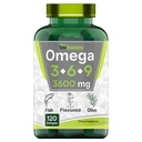 tnvitamins トリプルオメガ 3◆ 6◆ 9:3600mg x 120 Softgels | 魚油(EPA&DHA)、亜麻仁(ALA&LA)、オリーブオイル(OA) | 女性&男性向けサプリメント | 非GMO