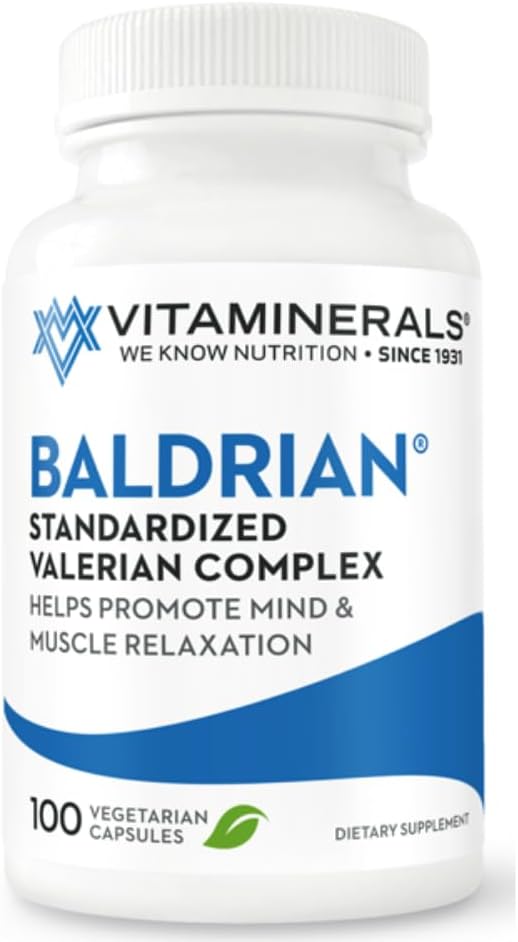 ビタミン 33 Baldrian® オリジナルナチュラルリラクシングサポート 標準化された Valerian (100)