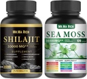 海苔とシラジットカプセルバンドル、アッシュワガンダロゼアジンコーディプスマッシュガーゴBilobaスティングNettle Magic Mosss BlendimブラックシードターメリックBradderwrackバードックブラックペッパー