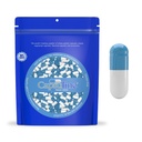 Capsuline Colored Size 000 Empty Gelatin Capsules Blue/White 1000 Count