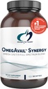 OmegAvail Synergyのデザイン - オメガコンプレックス(大人用) - Omega 3-6-7-9 ボラージュとマカダミアオイル+トリグリセリド(TG)のフィッシュオイルからDHA&EPA(180 Softgels)