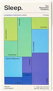 睡眠補助食品 - 消化器サフラン、マグネシウム&ファーマガバメラトニンフリーナチュラルサプリメントでディープスリープのための飲み物を Calming - ストレスを軽減し、睡眠の質を改善します チャモミールレモネード7スティック