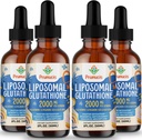 2000MG Liposomalのグルタチオンの液体、98%の吸収、活動的な形態L-グルタチオンの補足、完全菜食主義者の友好的な、免疫システム、老化の防衛、デトックス、8 FL.OZのための強力な酸化防止の複合体