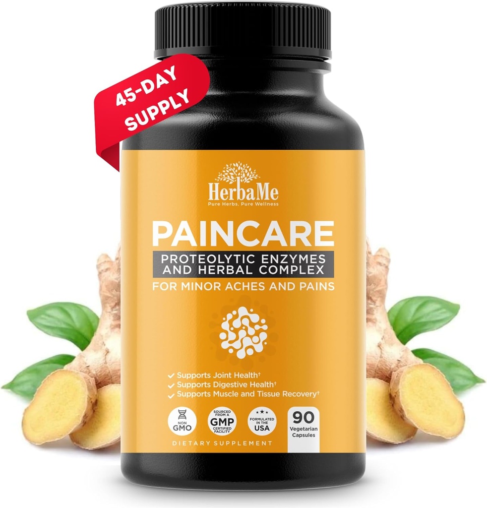 セルプターゼとプロテオリン系酵素サプリメント - Devils Claw、90カプセル、関節リリーフ、筋肉および組織の健康を促進し、運動能力を持続させる、運動回復サポートを後押しします