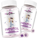 Inositol Gummies Myo-Inositol & D-Chiro Inositol 理想 40:1 Omega-3 ビタミン D3 の比率のイノシトールの補足は健康な排卵周期の規則性ブドウの味 2 パックを支えます