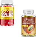Ubiquinol CoQ10 600のMG 60のSoftgelsはCoQ10のグミー400 MG 60の計算と束ねます